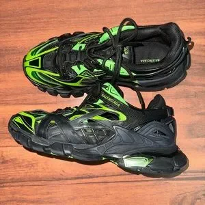 Balenciaga Shoes Black Green Balenciaga Track 2s Poshmark